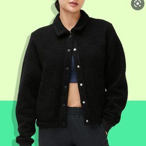 NWT Outdoor Voices Megafleece Bomber Jacket sz S